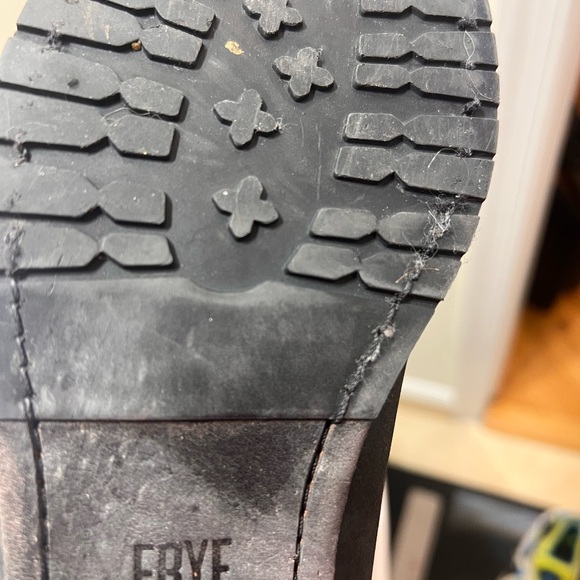 Frye Melissa Button 2 Black Leather Boots size 10 - Picture 6 of 12